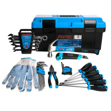 FIXTEC 26PCS Hand Tools Sets With Heavy Duty Plastic Tool Box